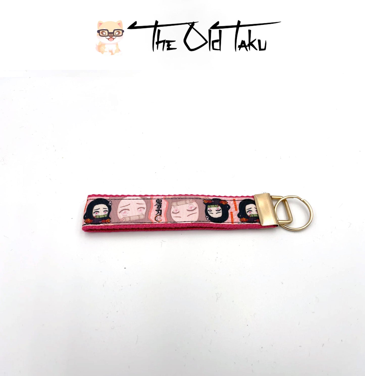 Demon Slayer- 1" Nezuko Banner Keychain