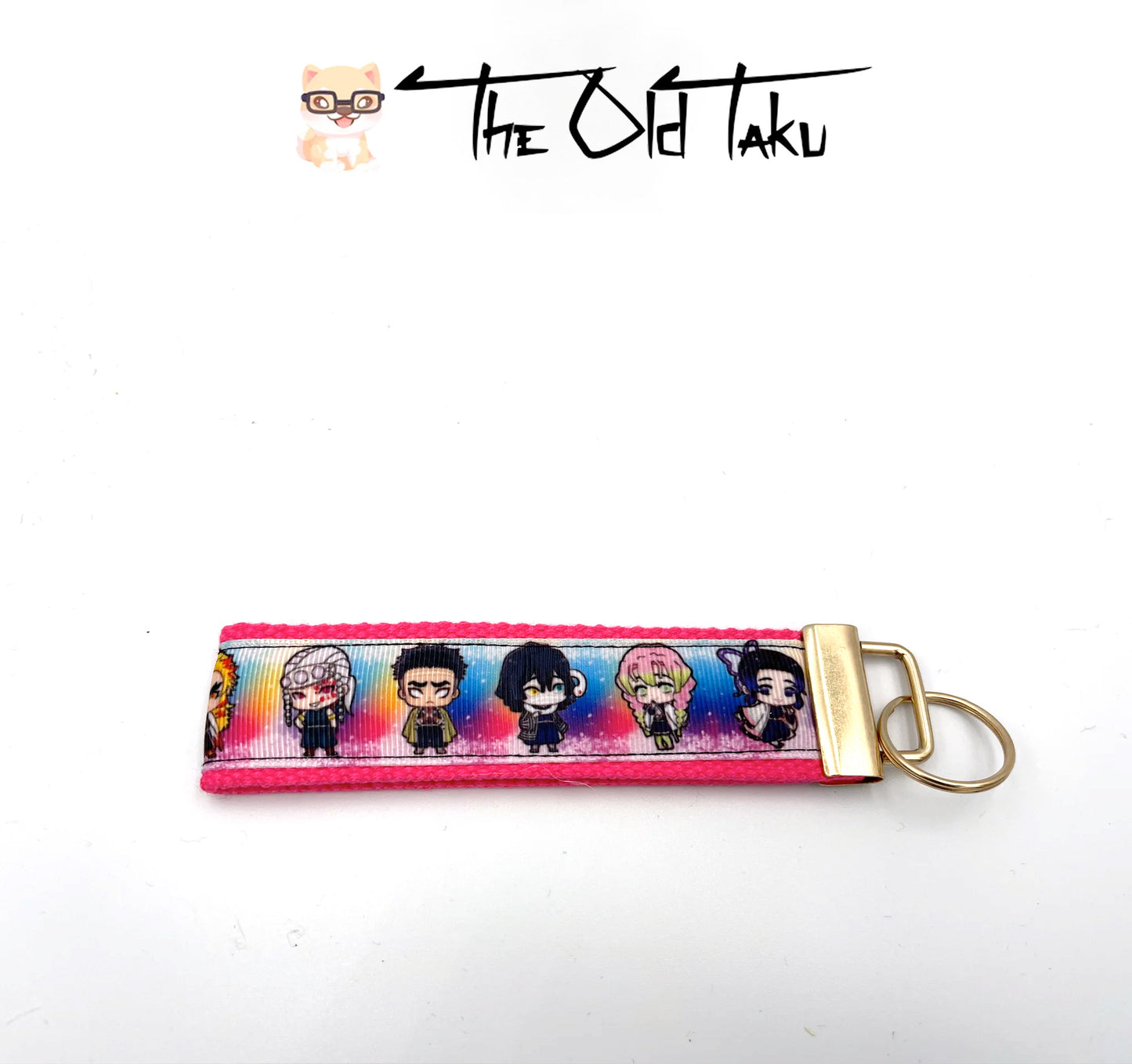 Demon Slayer- 1.25" Rainbow Hashihara Keychain