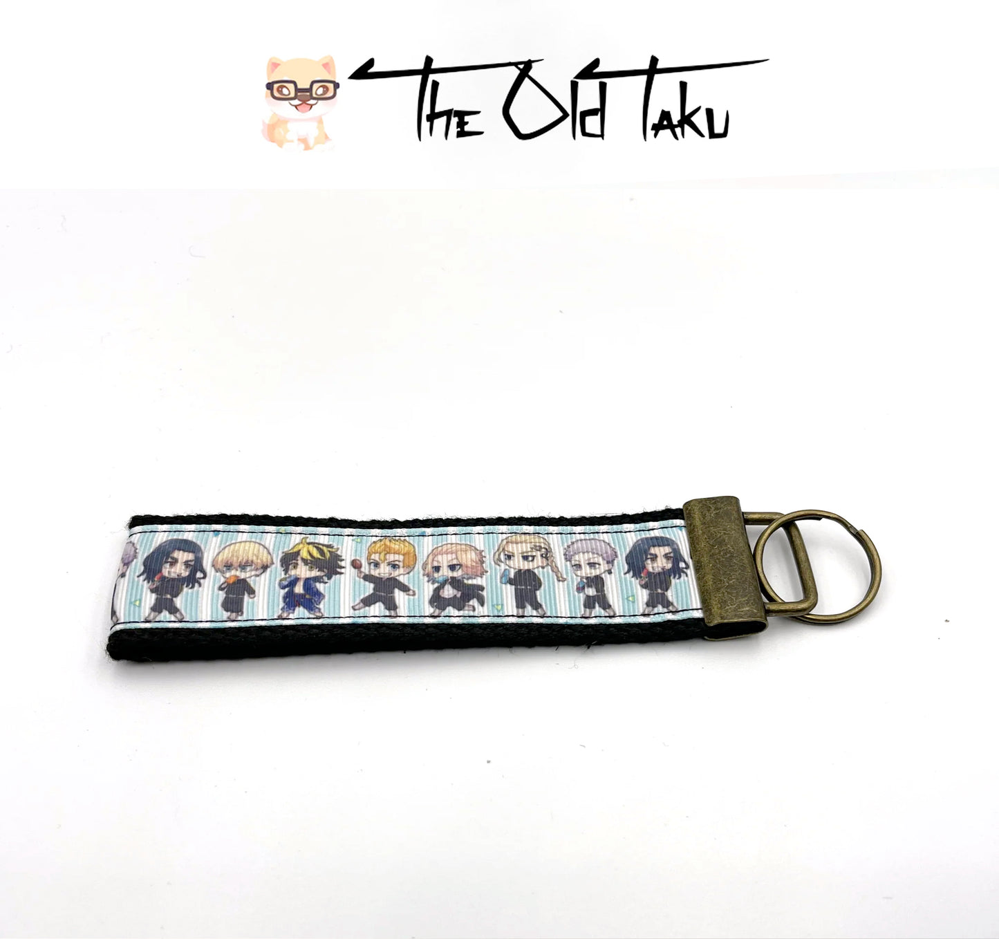 Tokyo Revengers- 1.25" Tokyo Revengers Blue Stripe Keychain