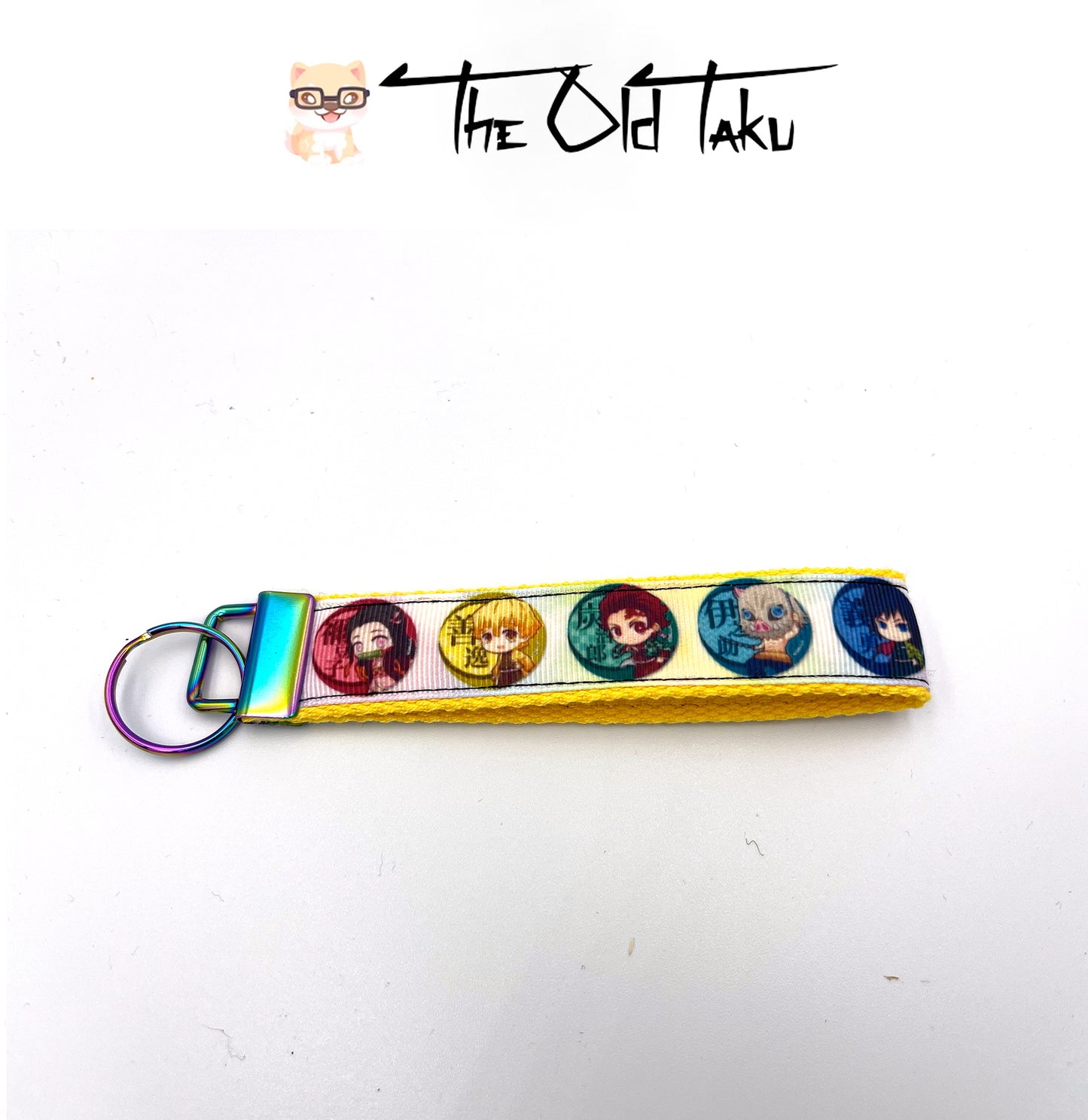 Demon Slayer- 1" Circle Profiles Keychain