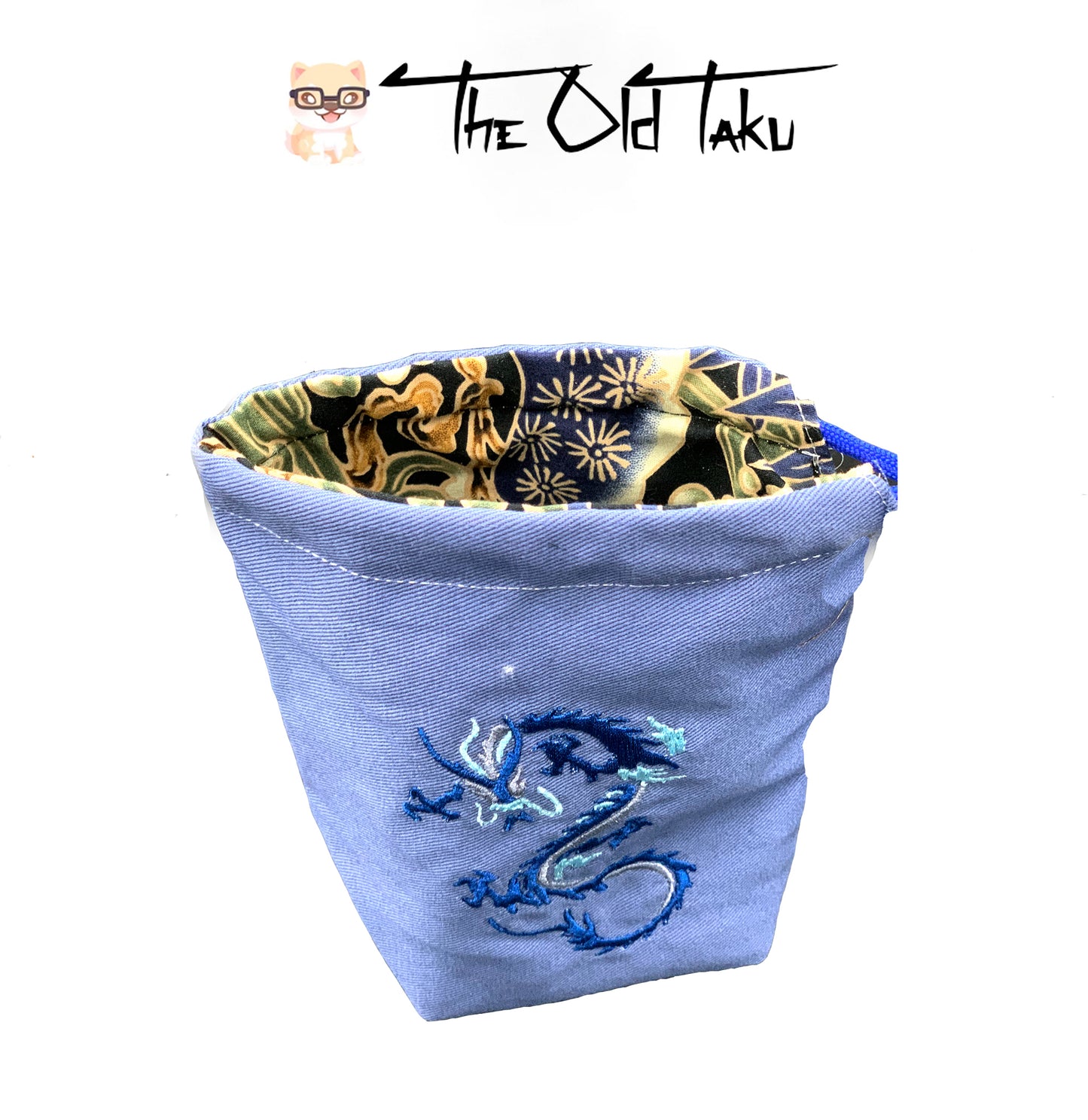 Asian Dragon Art Embroidered Bag - Small