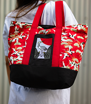 Hanafuda - Crane Tote