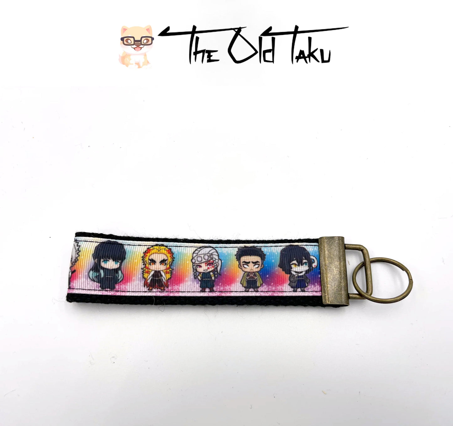 Demon Slayer- 1.25" Rainbow Hashihara Keychain