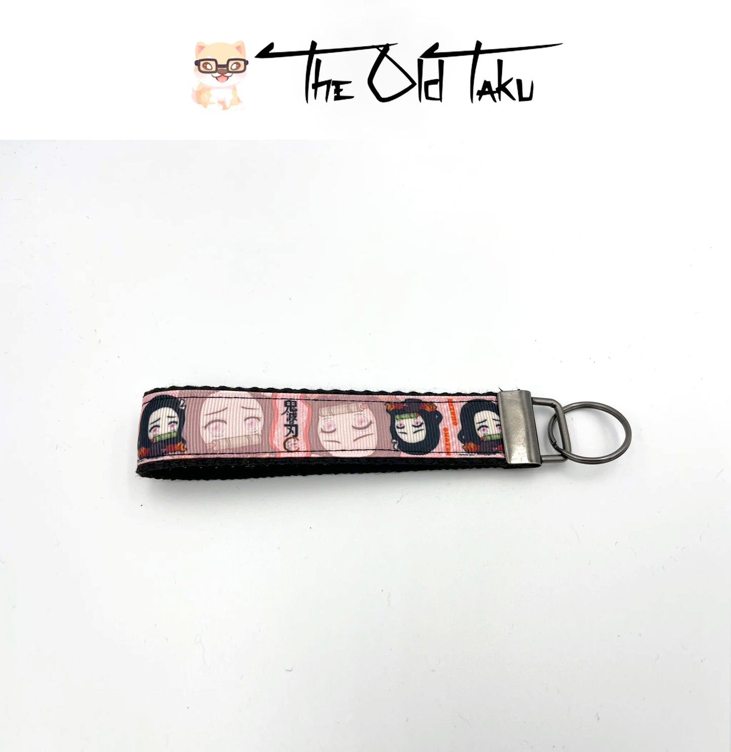 Demon Slayer- 1" Nezuko Banner Keychain