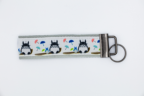 Totoro Grey 1" Grey Keychain