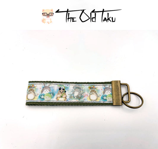 Ghibli - 1.25" Totoro Leaves Keychain