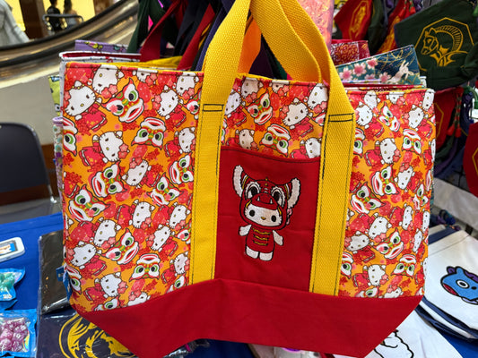 HK Asian  Dragon Tote