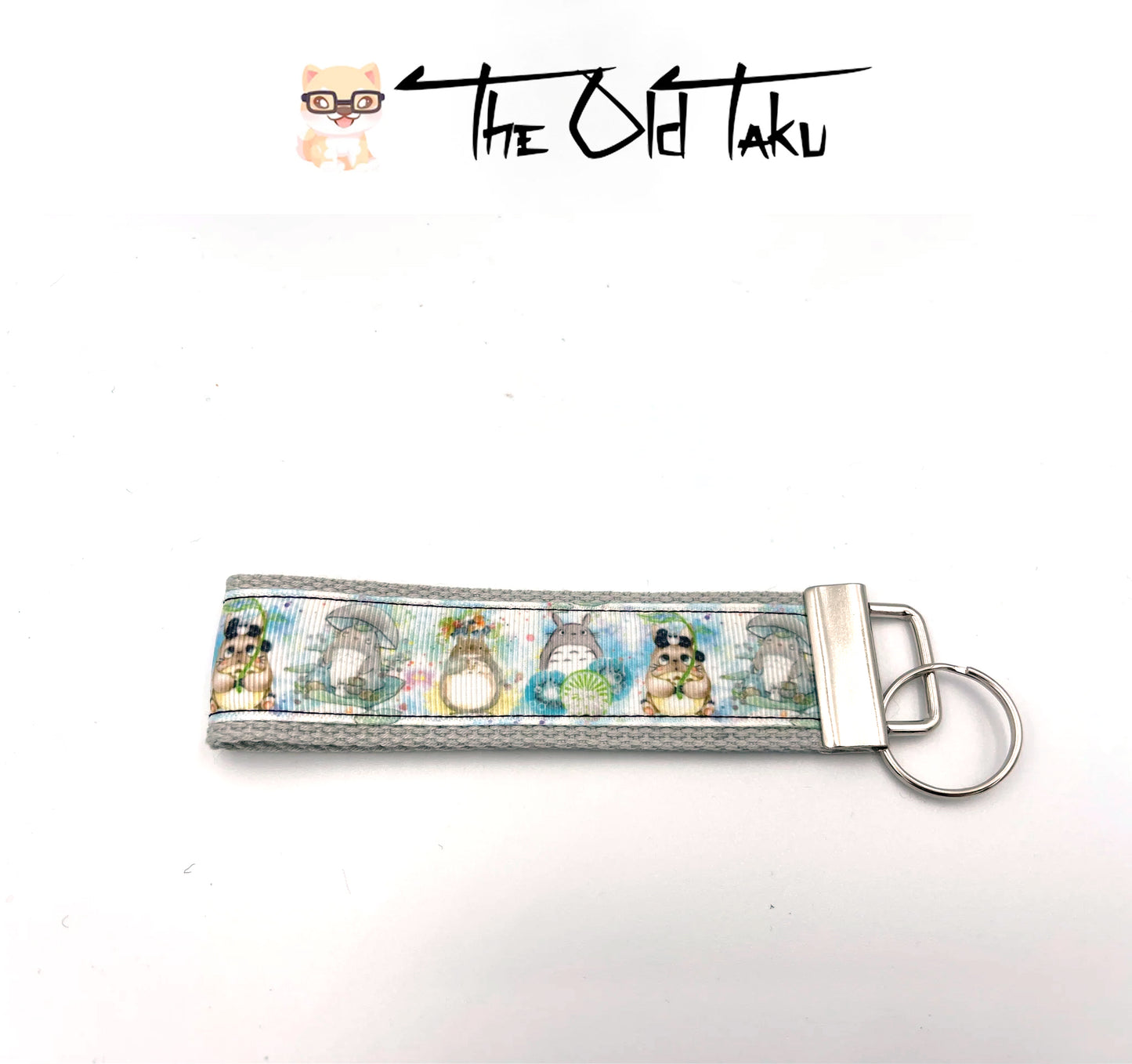 Ghibli - 1.25" Totoro Leaves Keychain