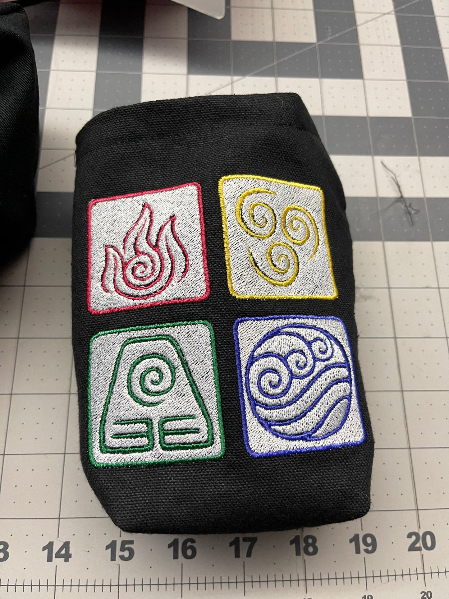 Avatar: The Last Air Bender - Nation Emblems Embroidered Bag-Large