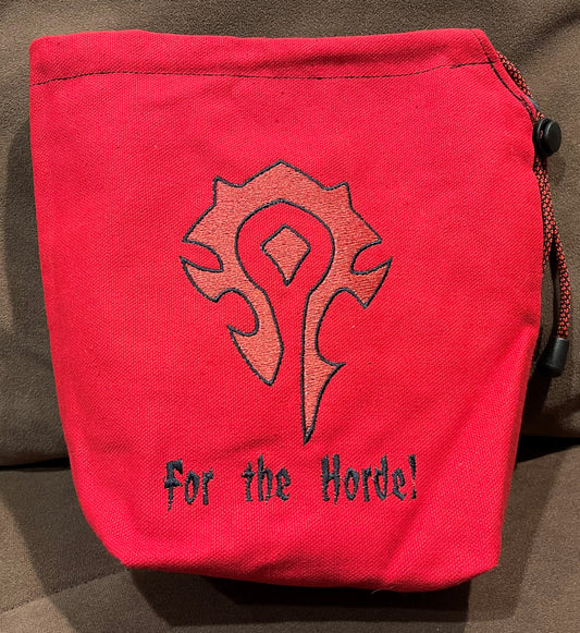 World of Warcraft - For the Horde Embroidered Bag-Large