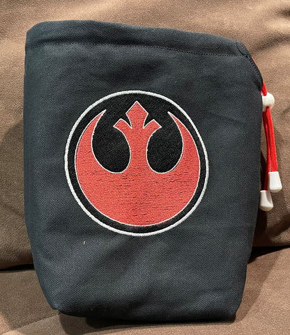 SW Rebel Emblem Embroidered Bag-Large